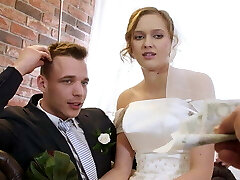 VIP4K. Married couple decides to sell bride’s cooter for fine