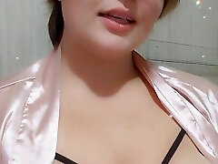 Fucking my slit with both my black and white dildos also my big tits