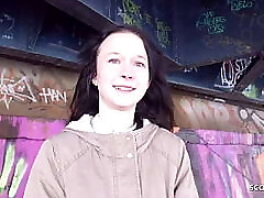 GERMAN SCOUT - FLEXIBLE Bashful TINY GIRL PICKUP AND Fuck AT REAL STREET CASTING