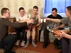 young Russian doll in gangbang