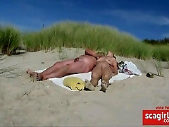 Nude Beach - Rehead Mature Poke