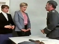 Full French porn movie with molten babes and soldiers