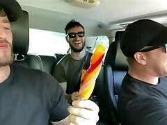 BLUS Squad EP 2, 3 hunks get caught naked in a field.