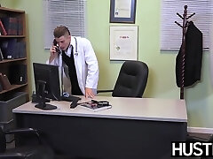 Tempting nurse Stassi Sinclaire drilled in doctors office