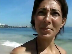 Nice Brazilian dame I met on the Beach