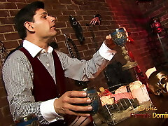 He drills all his supermarket clerks for fun, so they can keep their jobs