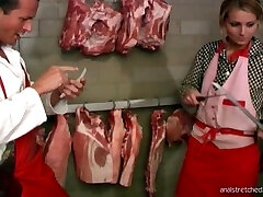 Sexy lass yelling as a hard salami penetrates her rectum