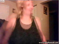 Iam Pierced Cougar with nipple piercings