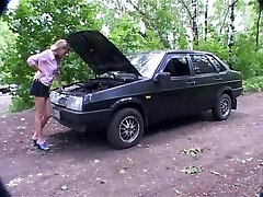 Sex in camper with Christine