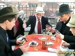 mass ejaculation orgy at our last poker game