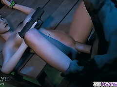 Busty 3D babes fucked firm by white dicks