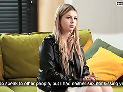 Liza Mon Cheri virgin masturbation and audition