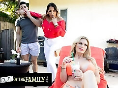 Threesome With Stepmom And His Teacher Is Every Guy's Desire