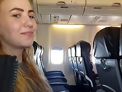 Public Airplane Handjob And Oral - Bella Mur