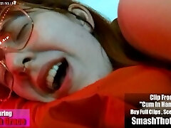 Hannah Grace's Face While she gets porked from the back until Creampie