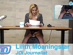 Camsoda - JOI reporter Lilith Moaningstar stroking