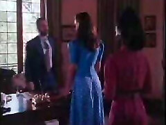 Girl is disciplined in headmasters office