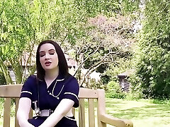 Joi cheat on your GF: nurse Lana has fun