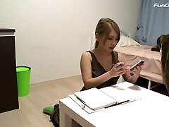 internal cumshot at the job interview! Japanese hoe is she pregnant? Ass fuck! Pussy, wet pussy, teen 18, 18YO, wet teen, tigh