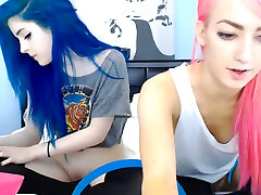 Awesome video chatting with two insanely sizzling webcam girls