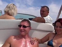 Warm ass blondie Britney drops her clothes for fucky-fucky on the boat