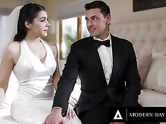 MODERN-DAY SINS - Groomsman ASSFUCKS Italian Bride Valentina Nappi On Wedding Day + REMOTE Bum Cork