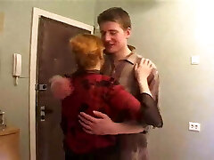 Boy fucks mature mother