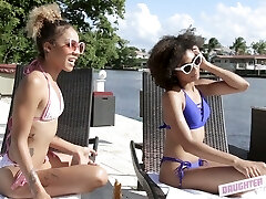 Lusty Nia Nixon decides to swap her BF with a neighbor during steamy swinger screw