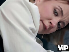 Older stepdad teaches Russian teen how to be a mega-bitch for her BF