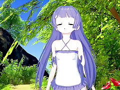 Miku x Shidou &ndash; meeting and live sex in public