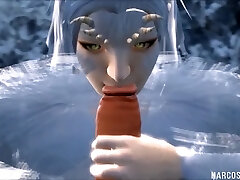 Hot sluts sucking big monstrous cocks and taking care of them nicely in this video compilation