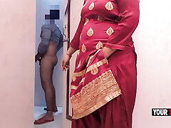Step-mom masturbate front of his son when he was also masturbate in the bathroom