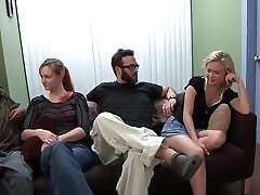 Gang sex with a pair of hot lassies