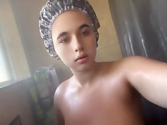 Ginormous Bbw Taking A Shower