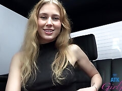 Dirty blonde bi-atch Fiona Peaches will masturbate anytime she wants