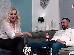 GERMAN MATURE BLONDE MILF Lured GUY F