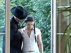 Assfucking sex at the vicinity Boss's house with Zamzova 14