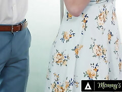 MOMMY'S BOY - Dangled Stud Ruins Stepmom-In-Law Dee Williams After Giving Her Massive Bosoms A Massage