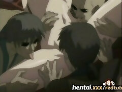Cute tour guide learns about gangbang