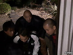 Japanese wife, Kimisima Saeko had group hook-up, uncensored