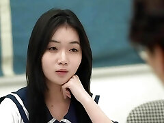 Lean Asian young girl with small boobs and tight pussy