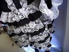 Jaw-dropping Japanese maid got her face covered with cum