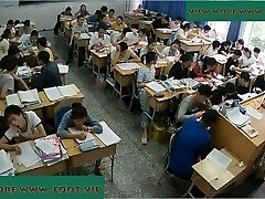 Teacher shoeplay in class 5