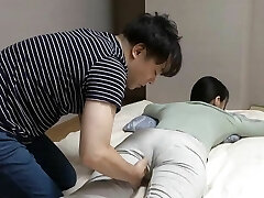 I Pull my Pants Down While Providing her a Massage... - Part.Trio