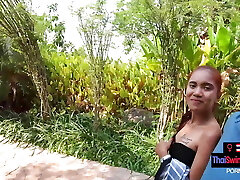 Phat ass Thai girlfriend sucks and rides her hung boyfriend after a day out