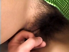 Two dudes using toys and their lollipops on a wild Asian girl