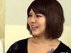 Kumi Hatsune can hardly handle his cock