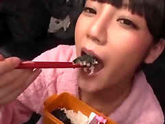 Japanese food mass ejaculation highlights