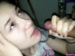 Amateur Step Sister Drinks Step Dad Cum-shot ROUGH SQUIRTING Fuck-fest BRATTYSIS