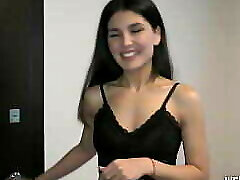 Tryst a new neighbor from Uzbekistan-Tajikistan ( Oriental beauty girl )